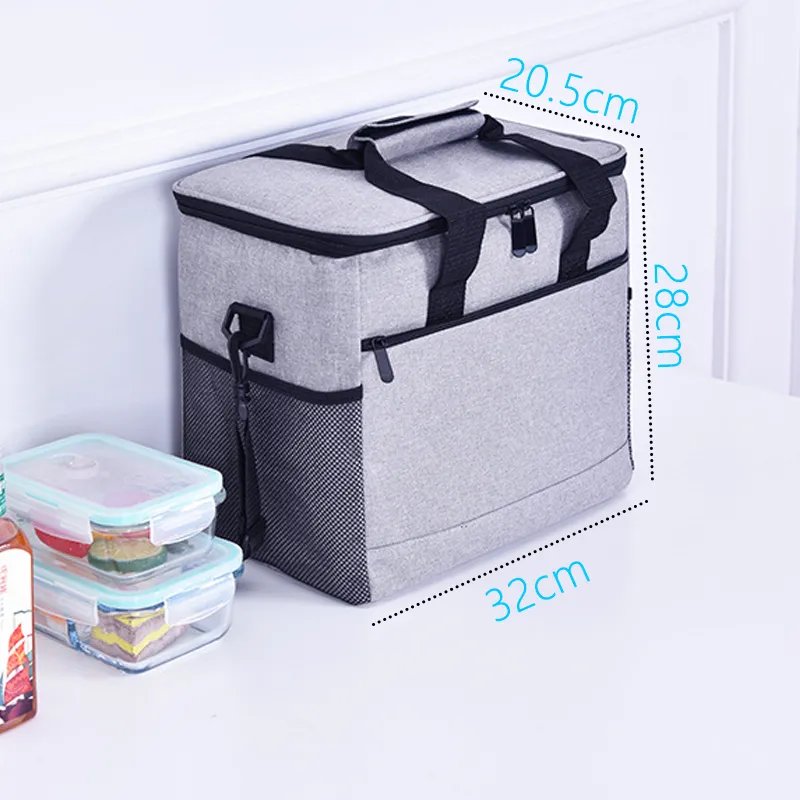 100% Eco Friendly Meal Prep Cool Bag Cold Thermo Food Delivery Bag Insulate Cooler Lunch Cooler Bag