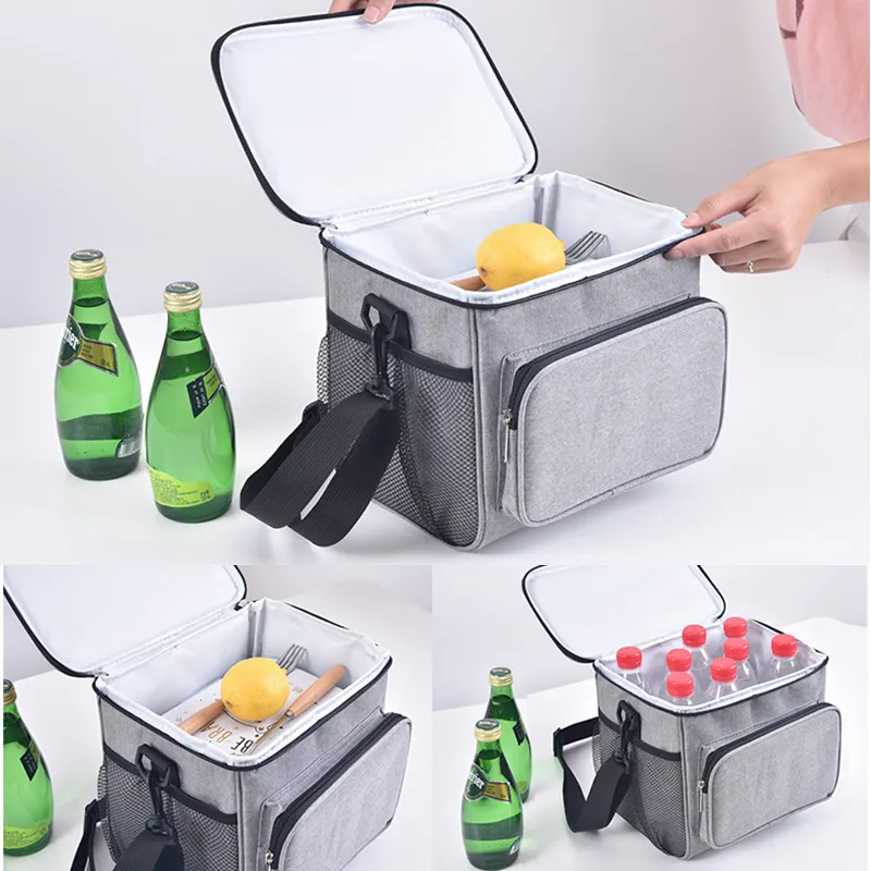 100% Eco Friendly Meal Prep Cool Bag Cold Thermo Food Delivery Bag Insulate Cooler Lunch Cooler Bag