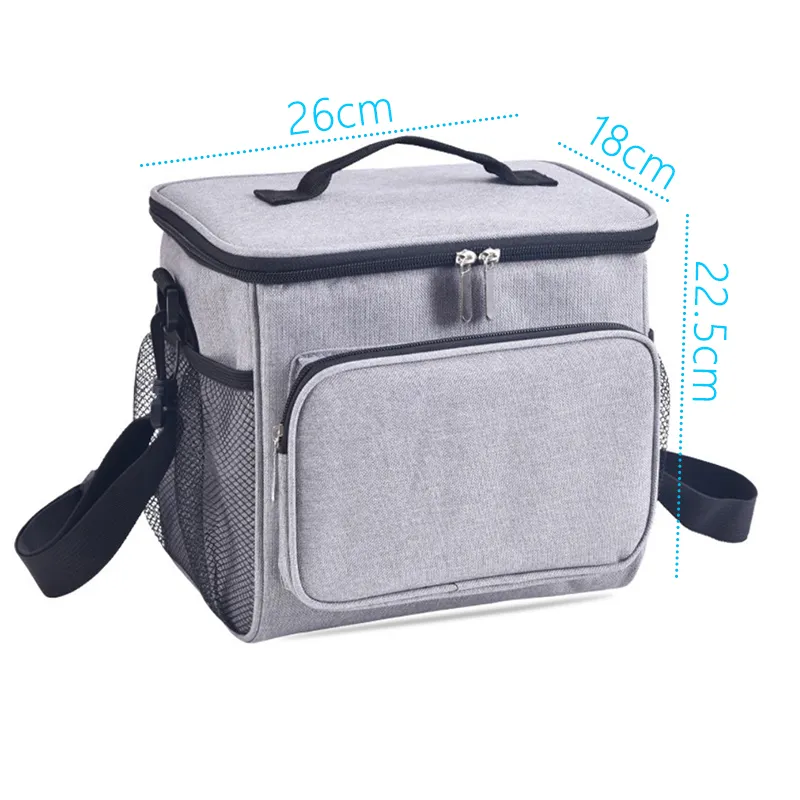 100% Eco Friendly Meal Prep Cool Bag Cold Thermo Food Delivery Bag Insulate Cooler Lunch Cooler Bag