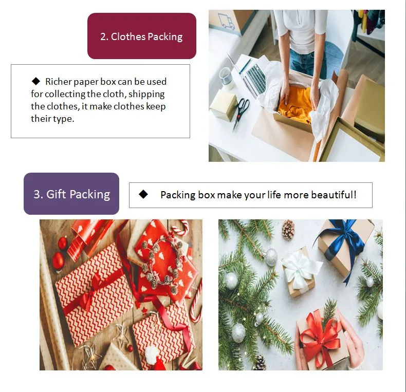 250GSM Paper Box Black Luxury Paper Box with Logo Printing