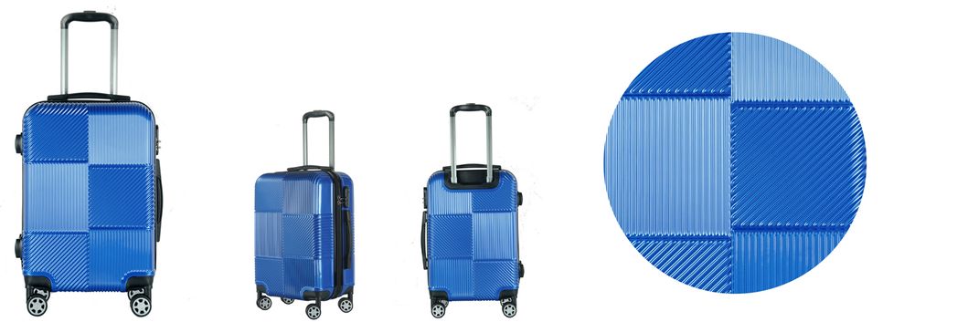 3PCS OEM Aluminum Trolley Travel Suitcase with Spinner Wheels