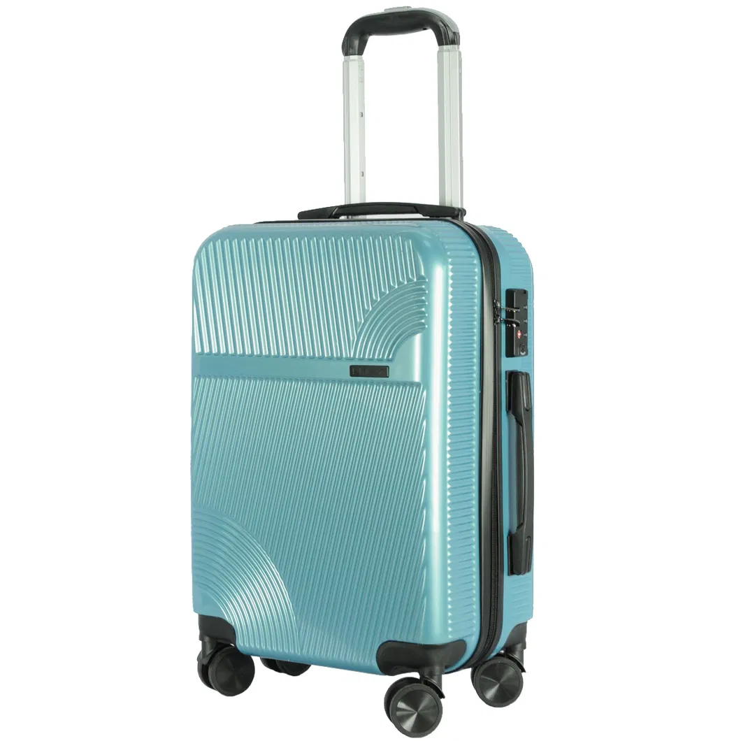 4 Wheels ABS Luggage Trolley Bags for Men Woman Children