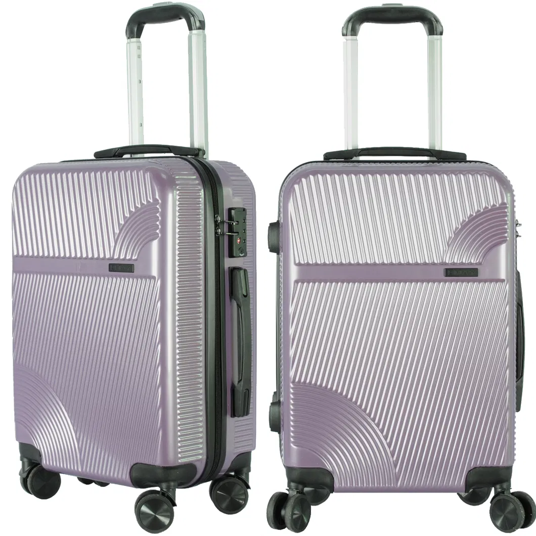 4 Wheels ABS Luggage Trolley Bags for Men Woman Children