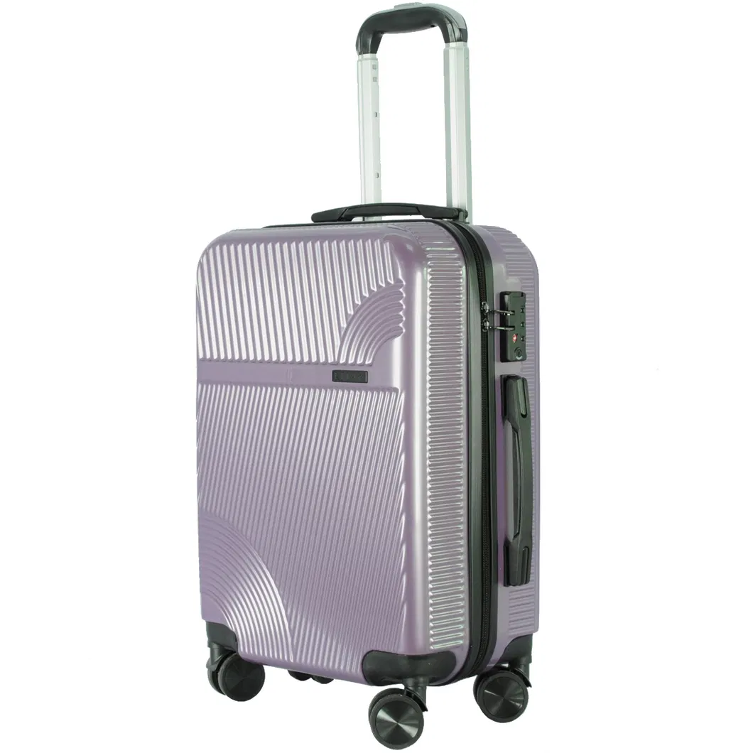 4 Wheels ABS Luggage Trolley Bags for Men Woman Children