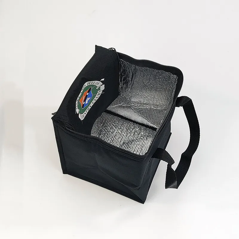 600d Insulated Cooler Bag Customized Zippered Lunch Cooler Bag