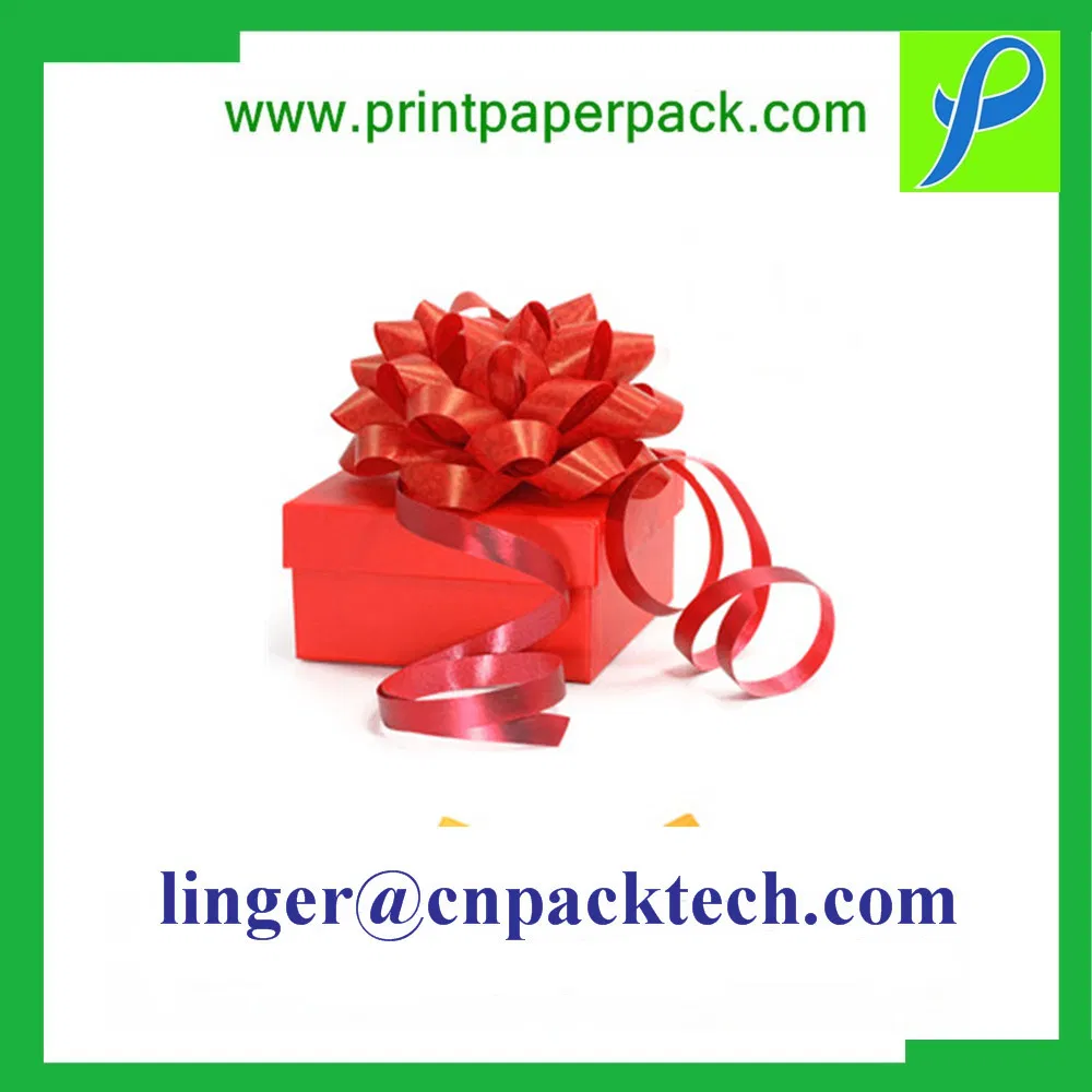 Bespoke Cute Christmas Gift Paper Box with Bow Tie