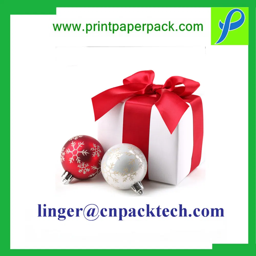 Bespoke Cute Christmas Gift Paper Box with Bow Tie