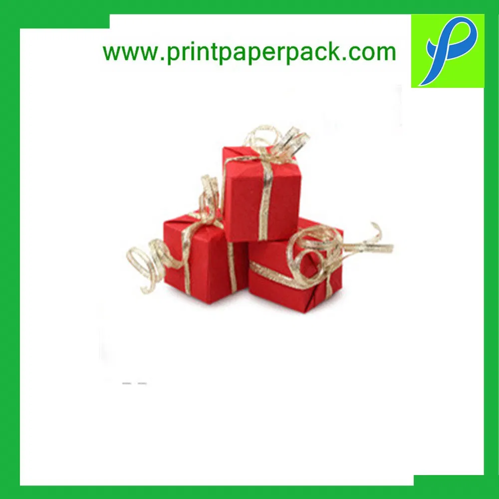 Bespoke Cute Christmas Gift Paper Box with Bow Tie