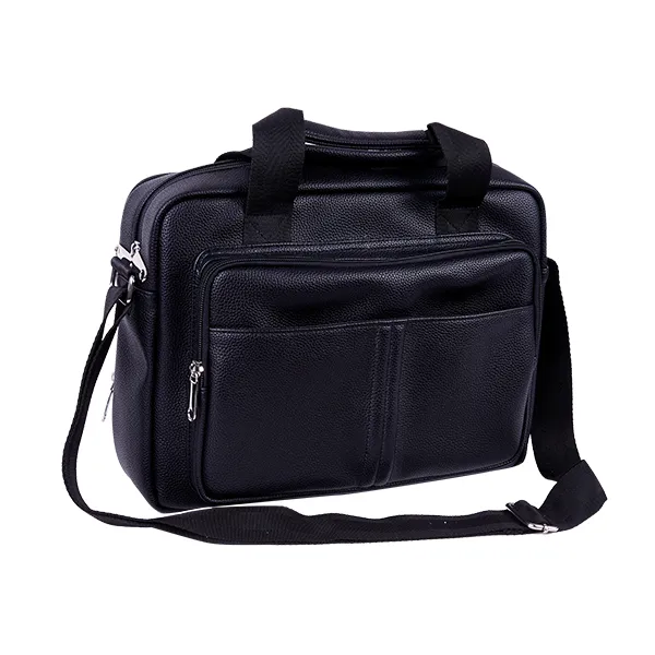 Black PU Briefcase Fashion Computer Bag