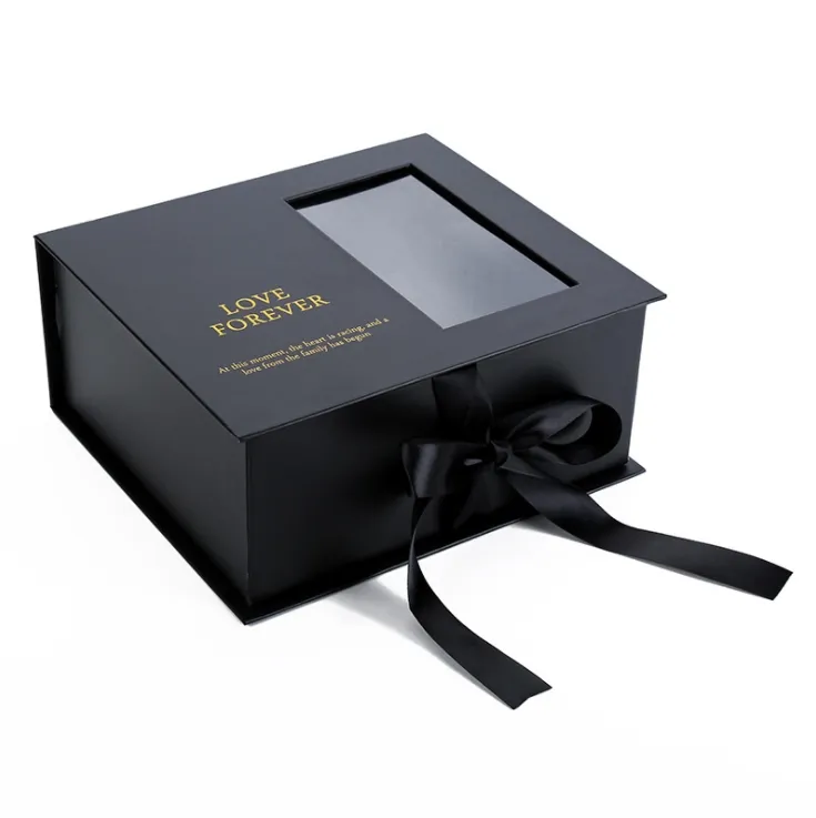 Black Window, Silk Thick Box Gift Box, Paper Gift Box, Packaging Box China