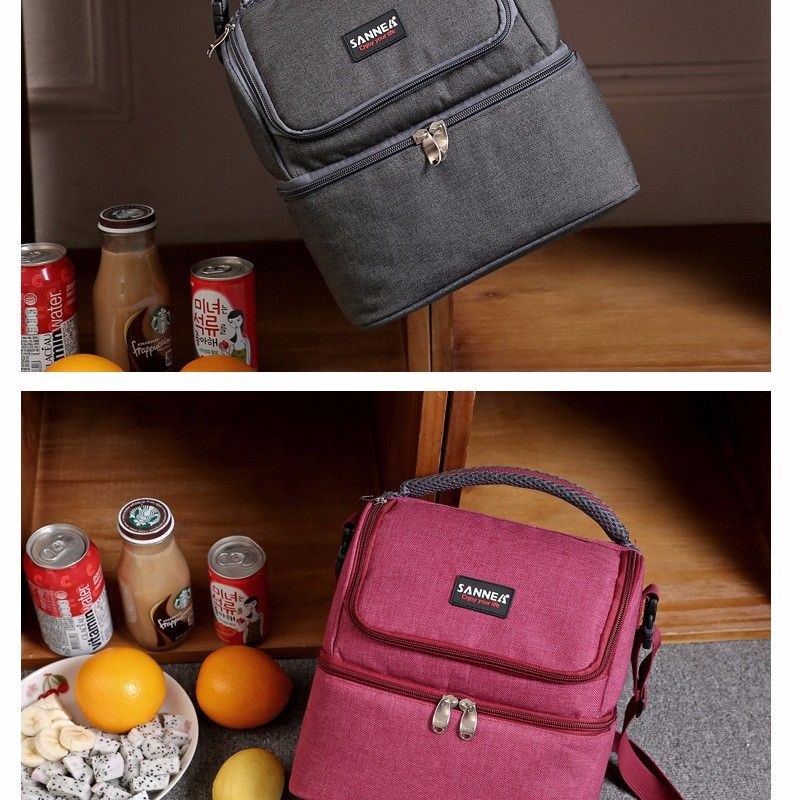 Bolsa Termica Cooler Bag for Food Storage Picnic Thermal Bags Travel Men Women Neoprene Lunch Bags 600d Material