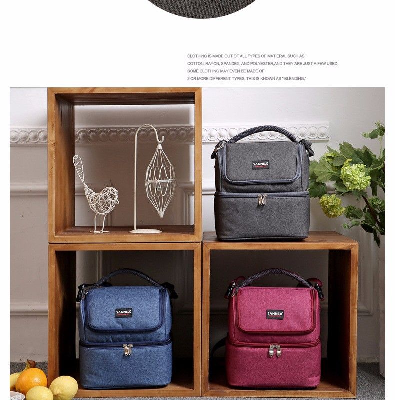 Bolsa Termica Cooler Bag for Food Storage Picnic Thermal Bags Travel Men Women Neoprene Lunch Bags 600d Material