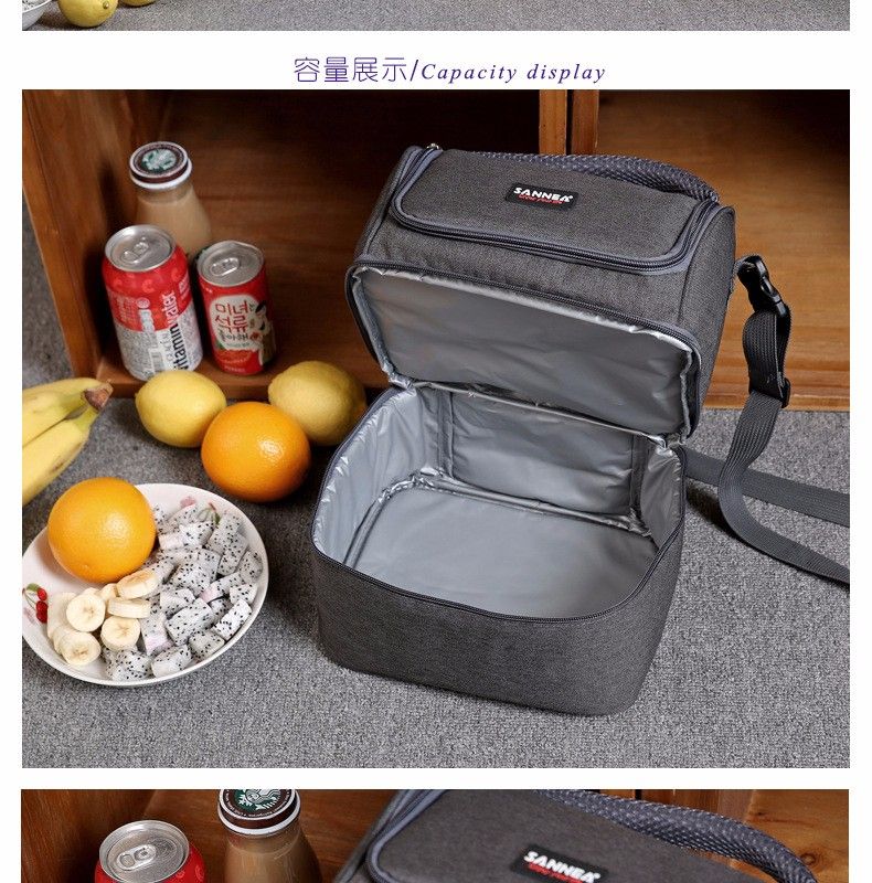 Bolsa Termica Cooler Bag for Food Storage Picnic Thermal Bags Travel Men Women Neoprene Lunch Bags 600d Material
