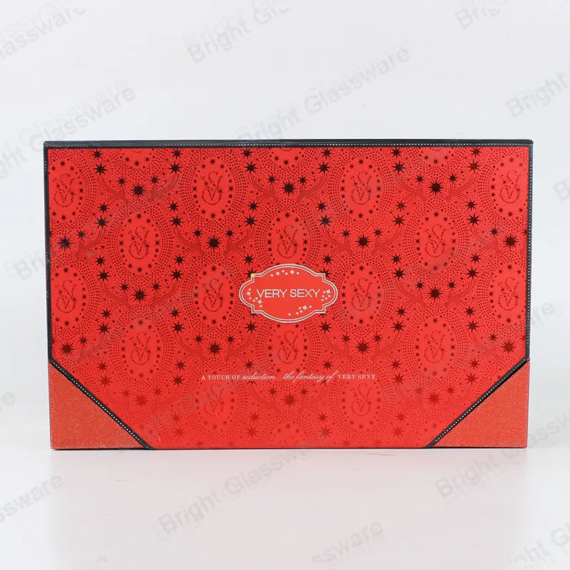 Chinese Style Red Cardboard Packaging Custom Design Letter Box