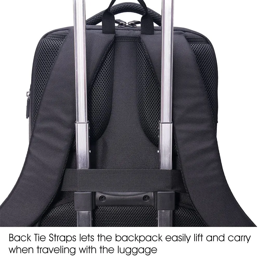 College 15.6 Laptop USB Backpack Antitheft Waterproof Office Slim Cool Backpack for Men