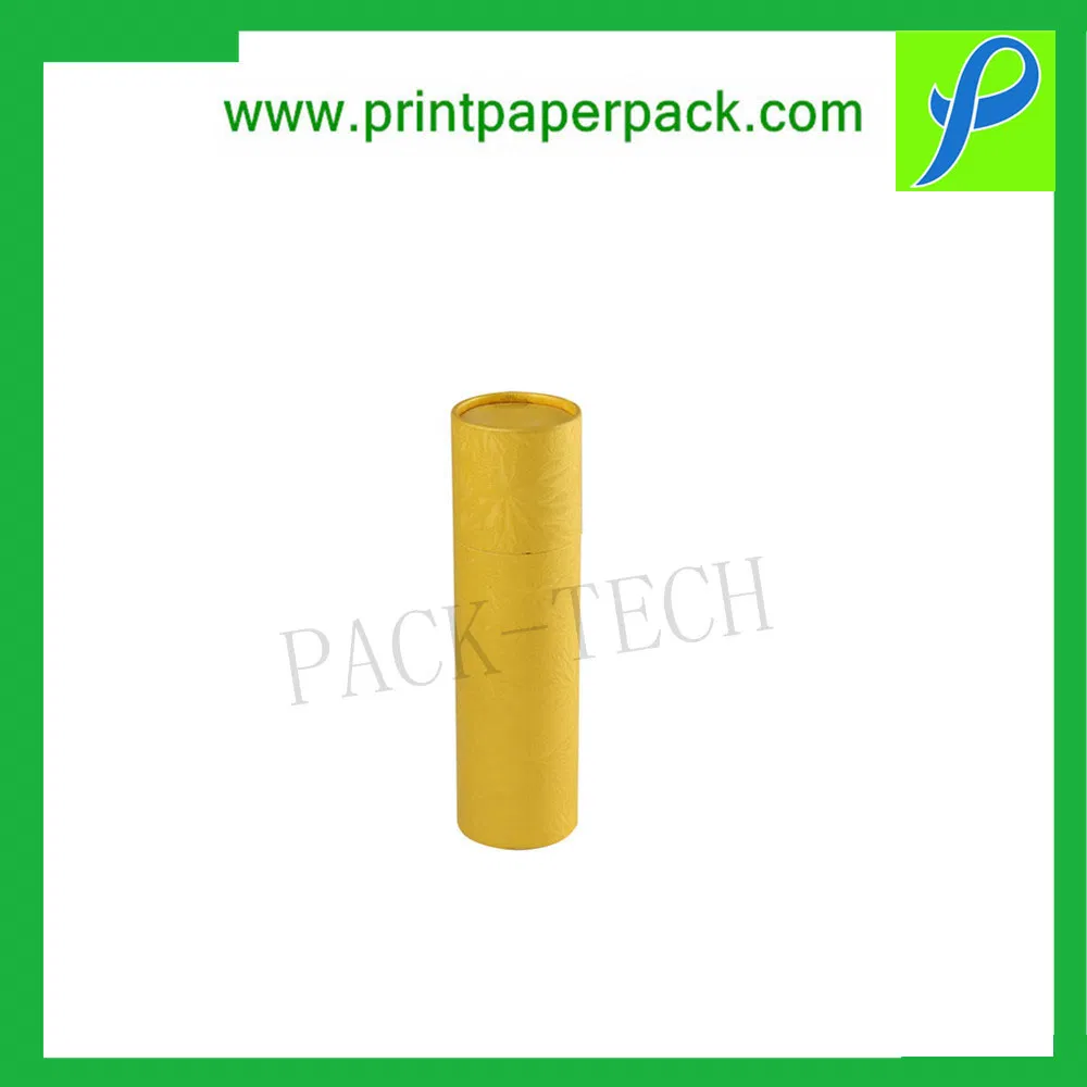 Custom Exquisite Cylinder Paper Box for Food / Health Care / Cosmetic Products Packaging