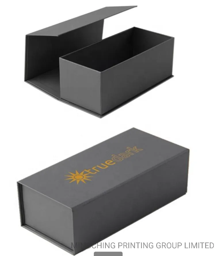 Custom Fancy True Dark Hard Cardboard Sunglasses Paper Box