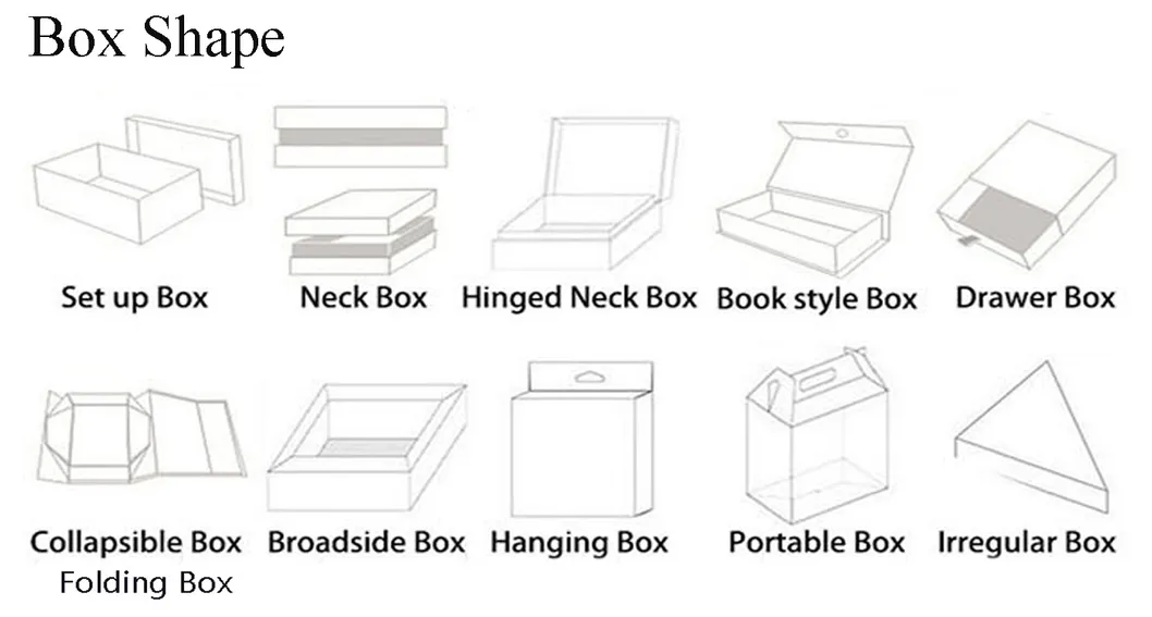 Custom Logo Gift Paper Package Box with PVC Window