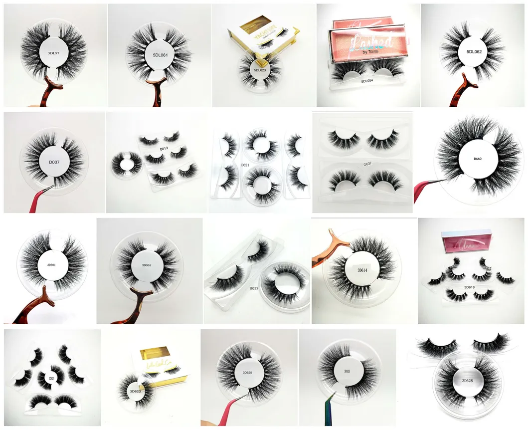 Custom Logo Glitter Diamond Round Empty 25mm 3D 5D Lashes Boxes Dramatic Siberian Eyelashes Packaging