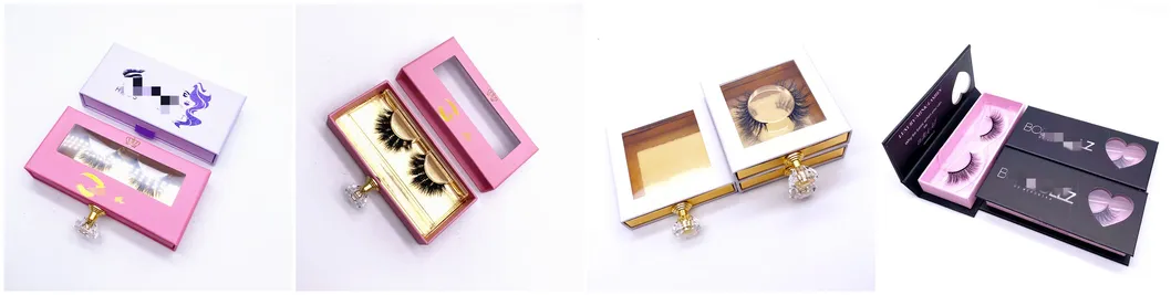 Custom Logo Glitter Diamond Round Empty 25mm 3D 5D Lashes Boxes Dramatic Siberian Eyelashes Packaging