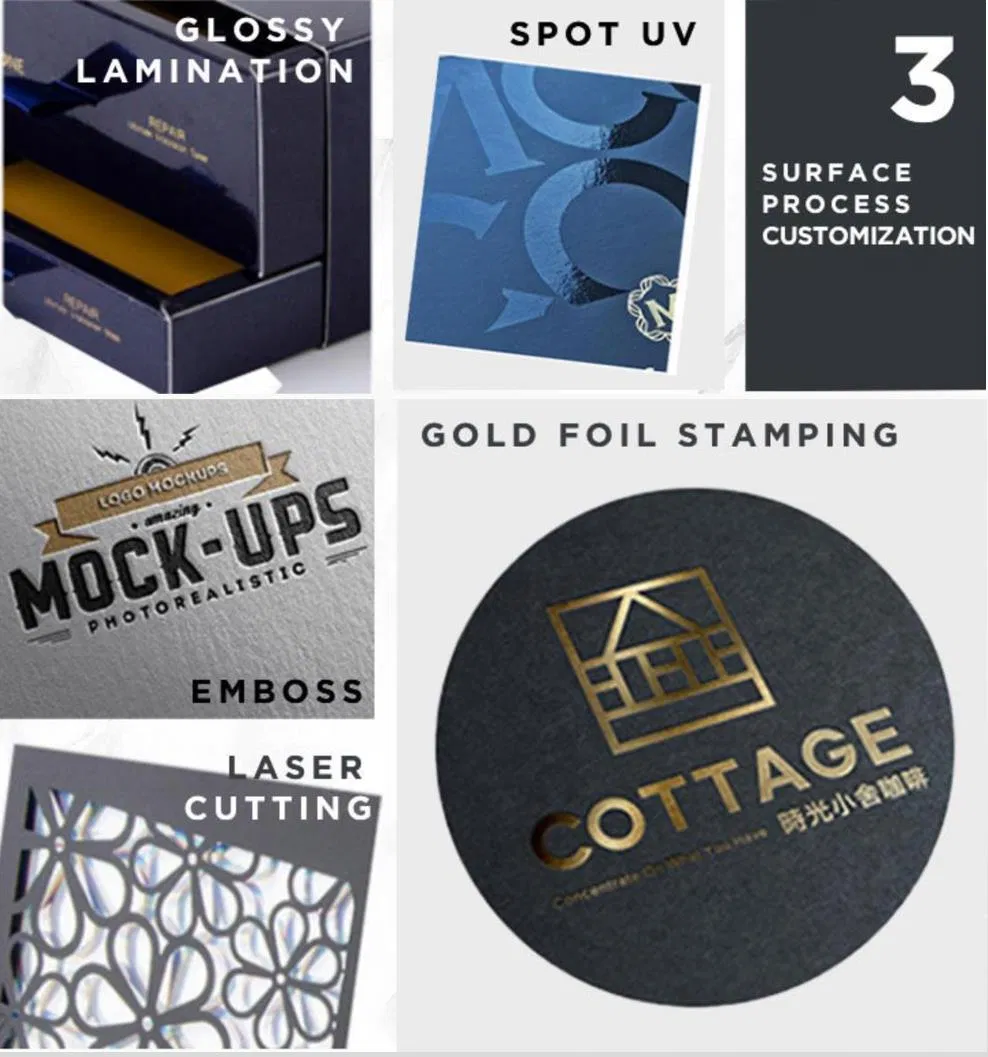 Custom Logo Rigid Paper Packaging Cardboard Matte Black Gift Box with Foam Insert