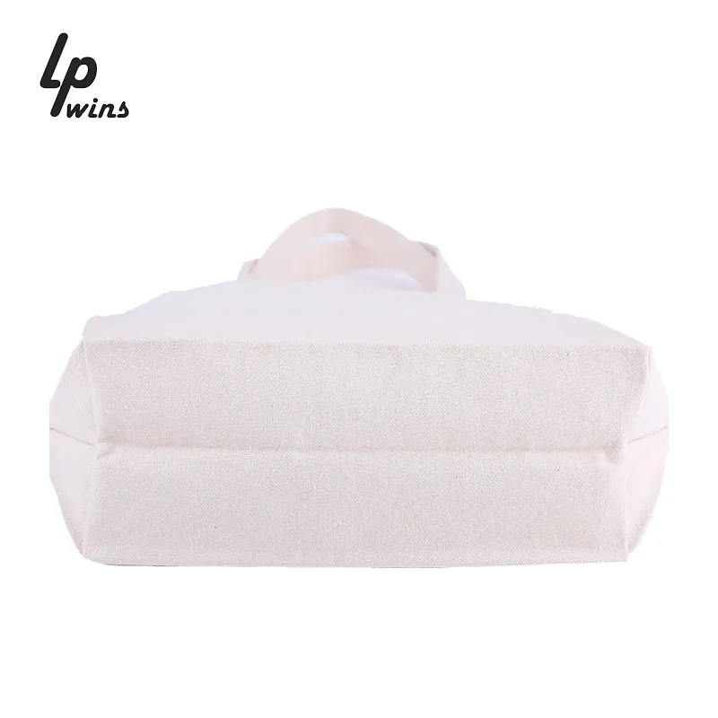 Custom Logo Small Canvas Gift Drawstring Bag Calico Cotton Drawstring Bag