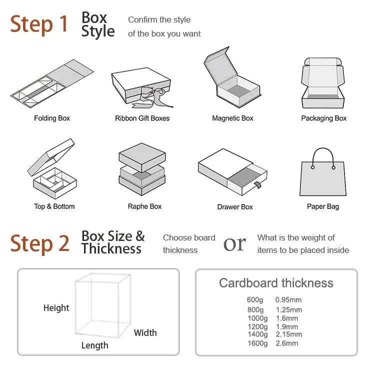 Custom Luxury Gift Paper Packaging Box for Garments and Clothing