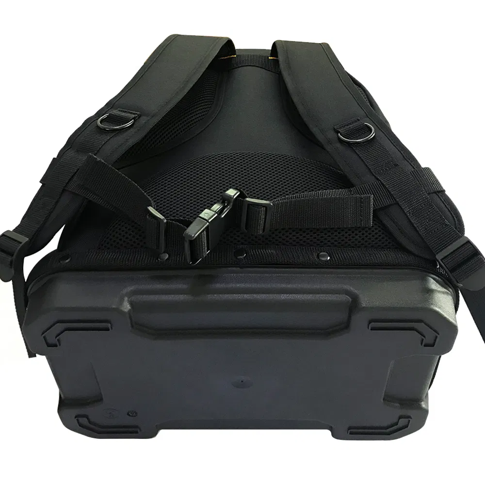 Custom Multifunction Portable Electrician Tool Bag Backpack with Waterproof Molded Base