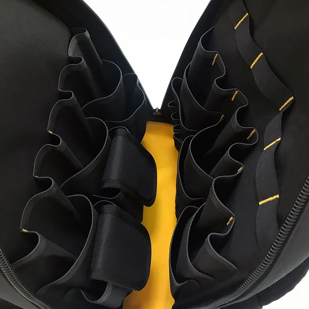 Custom Multifunction Portable Electrician Tool Bag Backpack with Waterproof Molded Base