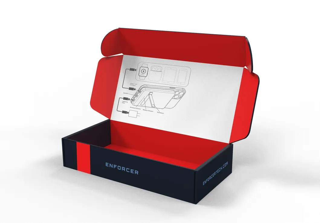 Custom Printed Corrugated Paper Cosmetic Packaging Mailer Box