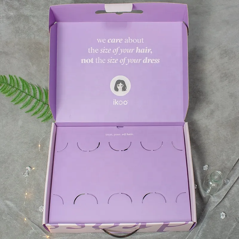 Custom Printed Packaging Luxury Jewelry Gift Black Corrugated Mailer