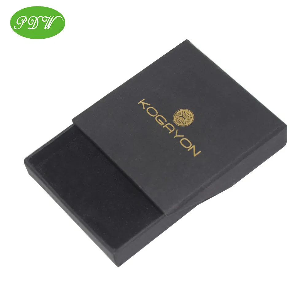 Custom Printing Gold Foil and UV Black Carton Flap Shipping Box Black Box Cardboard Packaging Mailer Corrugated