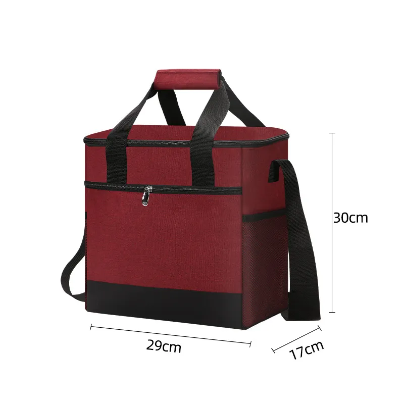 Custom Supermarket Shopping Large Insulated Delivery Cooler Bag