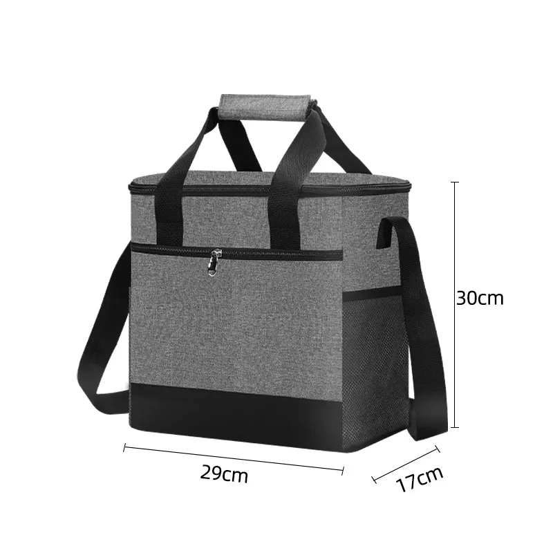 Custom Supermarket Shopping Large Insulated Delivery Cooler Bag