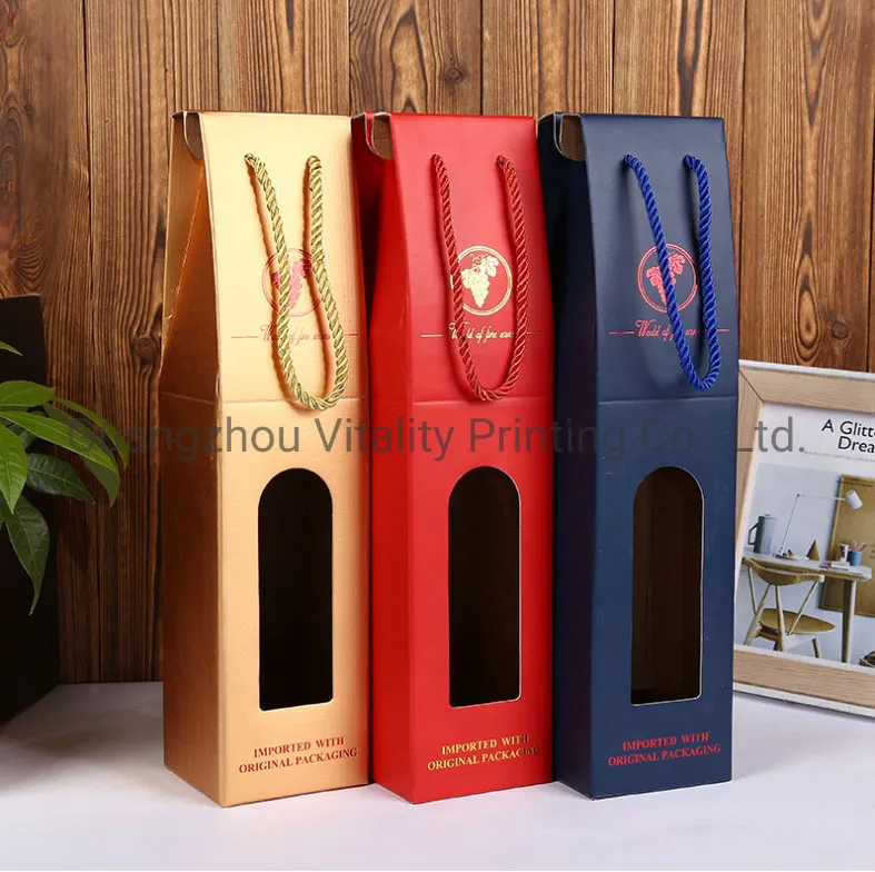 Custom Wholesale Wine Liquor Packing Carton Packaging Brandy Whiskey Vodka Champagne Gin Vermouth Rum Vermouth Liqueur Cardboard Package Paper Gift Box