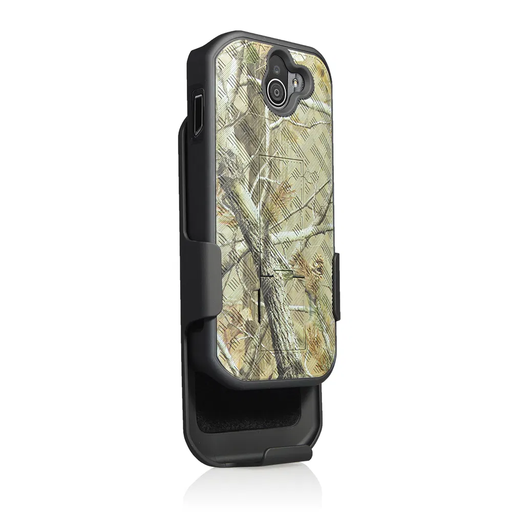 Customised Design Clip Kickstand Holster Case Camouflage Tree Camo Cover Phone Case for Kyocera Duraforce PRO 2 E6900 E6910