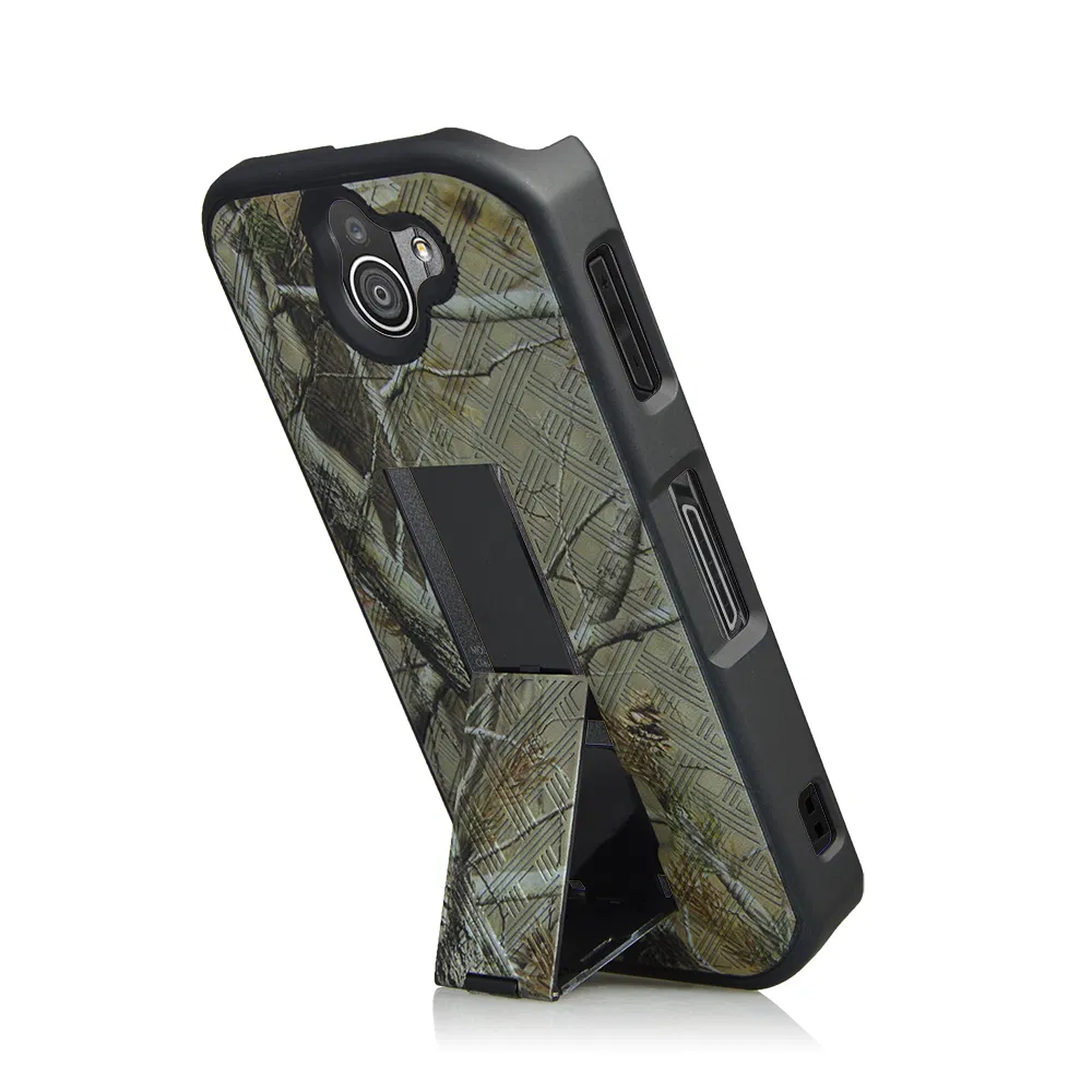 Customised Design Clip Kickstand Holster Case Camouflage Tree Camo Cover Phone Case for Kyocera Duraforce PRO 2 E6900 E6910