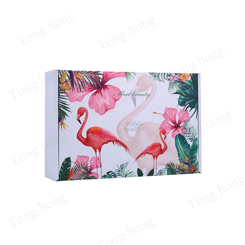 Customized Cmyk Printed Corrugated Cardboard Packaging Strong Shipping Box for Electronic/E-Commerce Mailing / Cosmetic