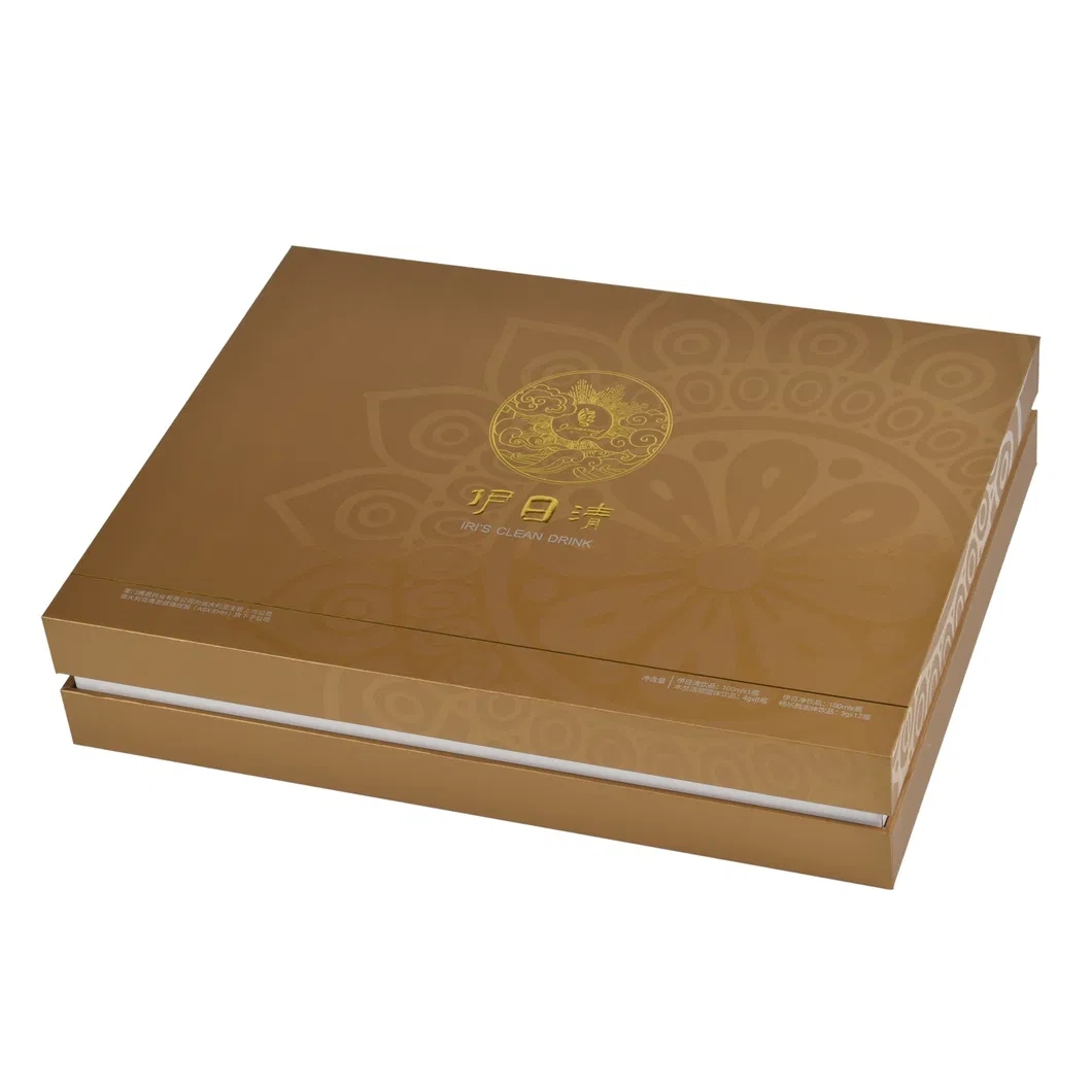 Customized Embossed Logo Hot Stamping High Quality EVA Inssert Tray Upper and Lower Cover Packaging Box Container