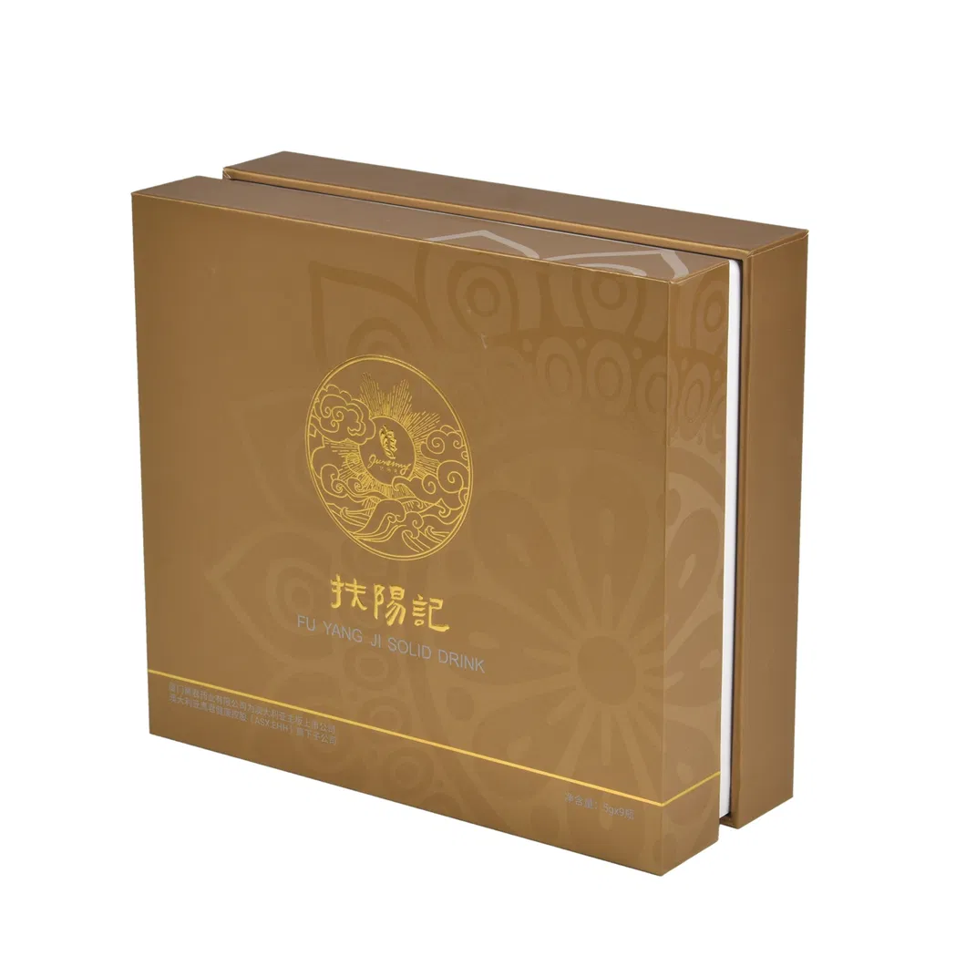 Customized Embossed Logo Hot Stamping High Quality EVA Inssert Tray Upper and Lower Cover Packaging Box Container