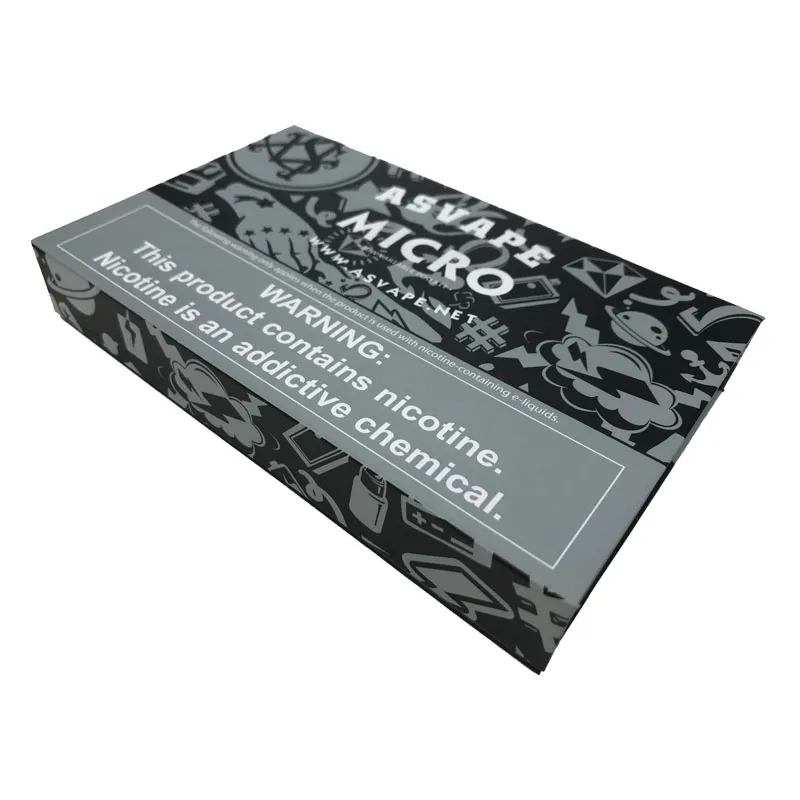 Customized Logo Embossed UV Black Magnetic Closure Packaging Gift Box