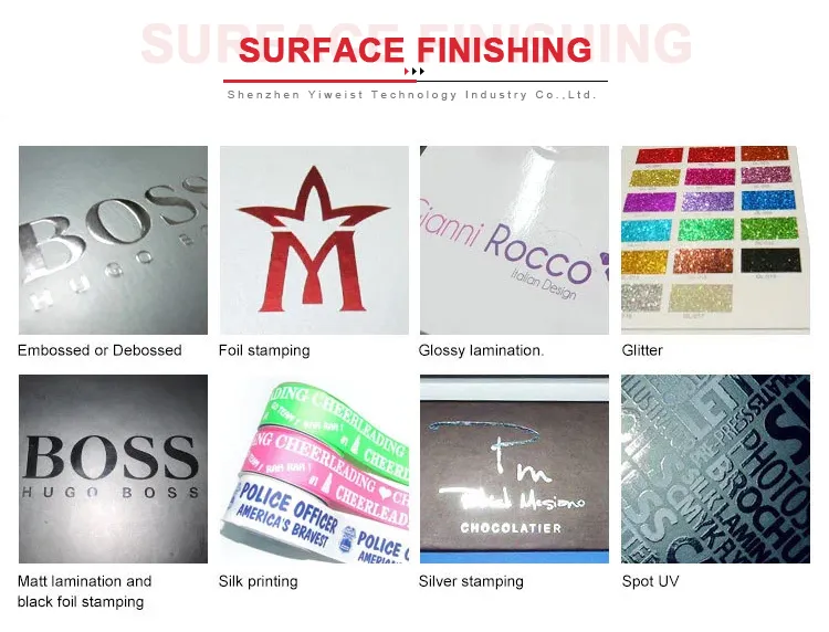 Customized Logo Printing Black Cardboard Folding Magnetic Box