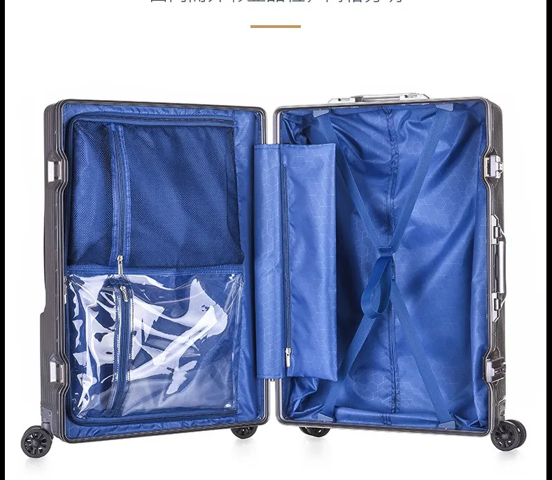 Customized Logo Student Luggage Suitcase ABS Wear-Resistant Trolley Case Universal Wheel Password Box