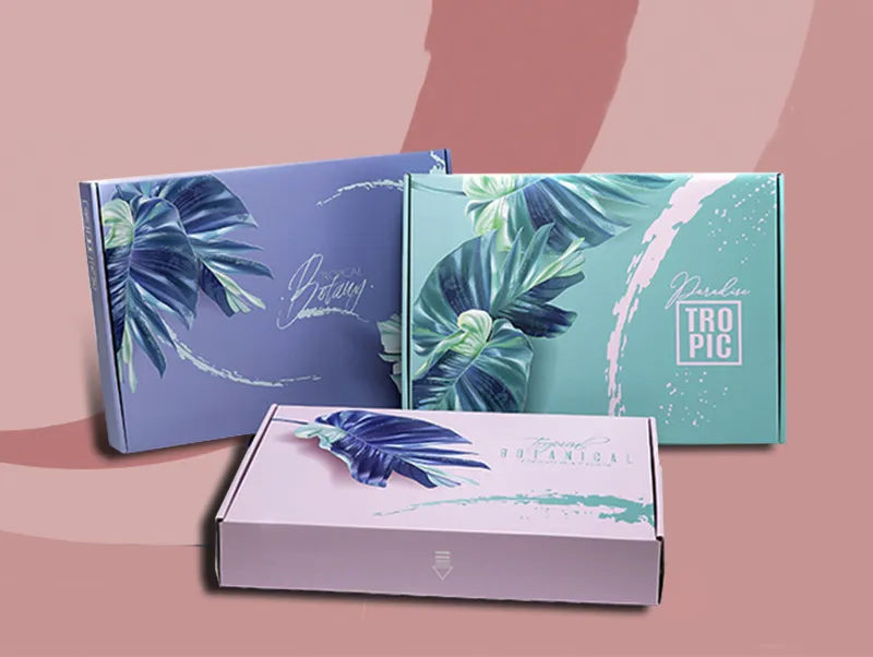 Customized Recycled Matte Printing Corrugated Cardboard Carton Mailer Shipping Mailbox