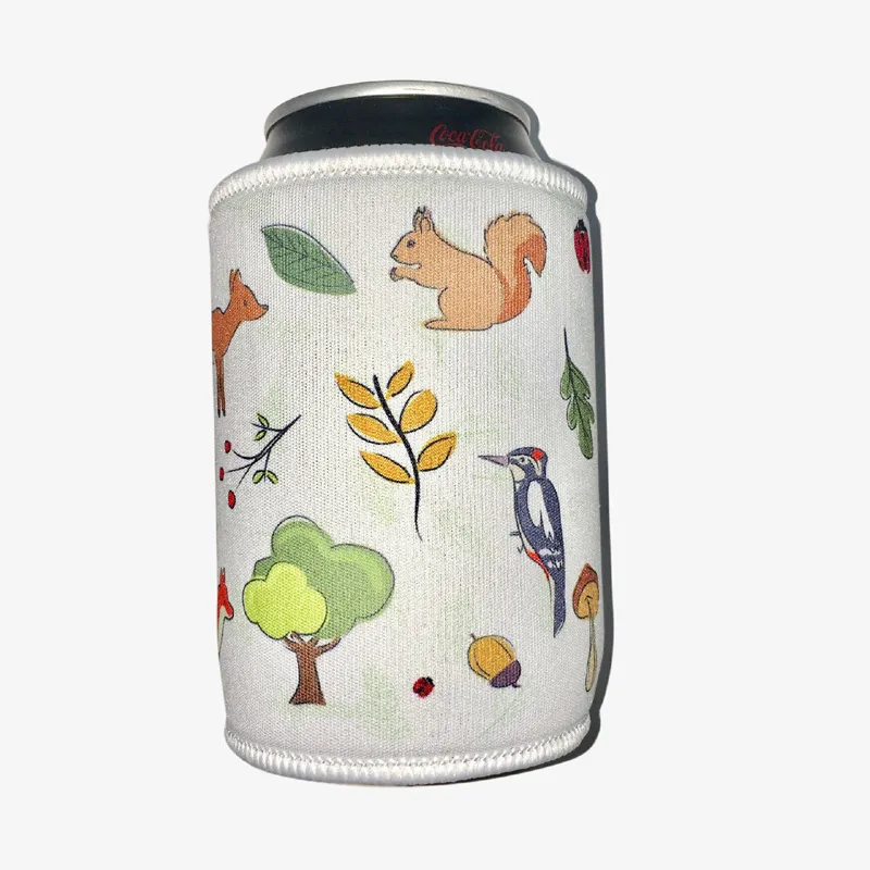 Design Beer Bottle Cooler Coozy Drink Neoprene Sublimation Can Coozies Blank Slim Slap for Cans Cooler Insulated Custom Logo