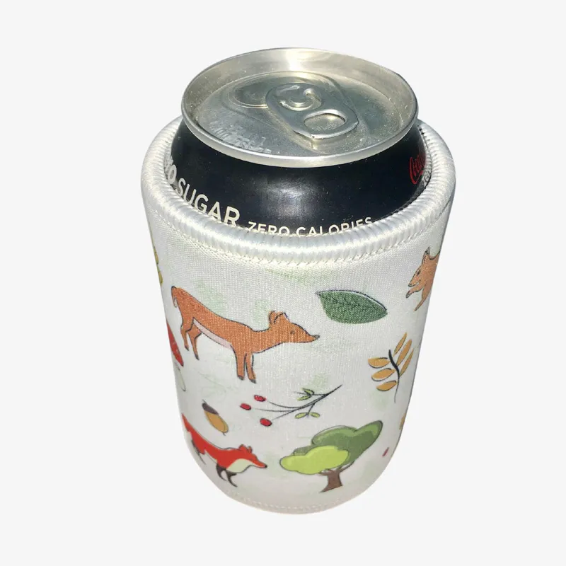Design Beer Bottle Cooler Coozy Drink Neoprene Sublimation Can Coozies Blank Slim Slap for Cans Cooler Insulated Custom Logo