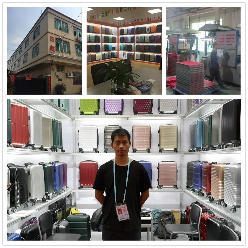 Designed for 2019 Fashion PC+ABS Trolley Travel Luggage with Double Wheels