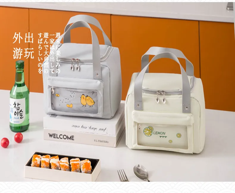 Direct Factory Durable Waterproof Insulation Bag Aluminum Foil Seafood Cooler Bag School Office Cooler Box Food Delivery Bag