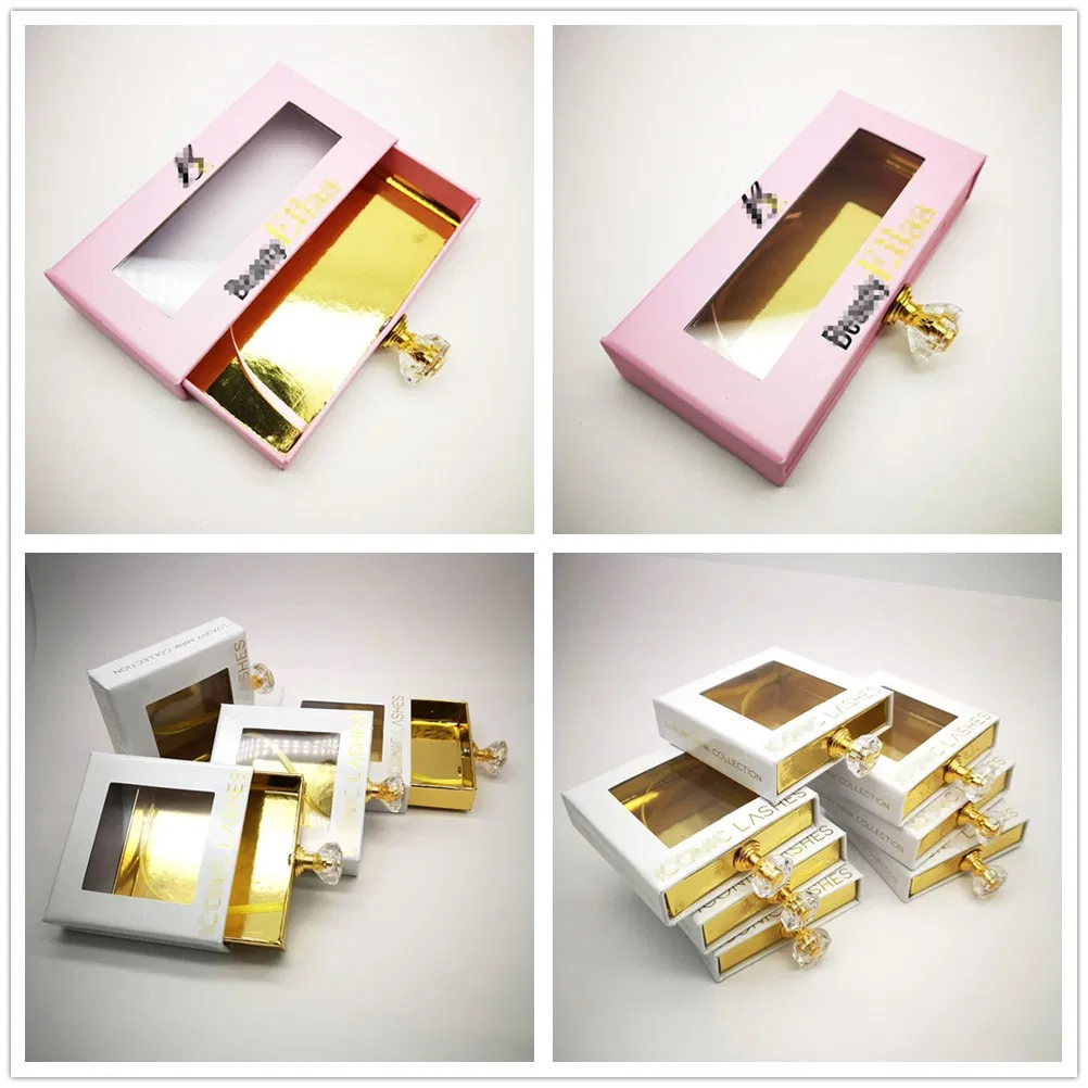 Dramatic 25mm Mink Lashes with Eyelashes Box Packing Custom Private Label