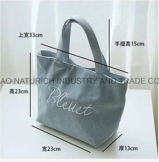 Eco Friendly Reusable Carrier Bag /Calico Cloth Carry Bag /100% Natural Organic Cotton Bag/ Grocery Shopping Tote Bag/ Canvas Handbag Bags/Bolsas De Algodo